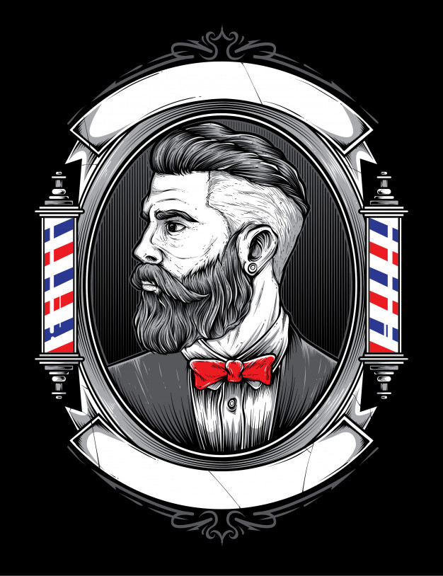 626x814 Barber Shop Vector Vector Premium Download