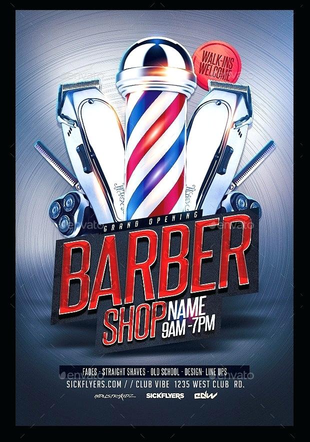 620x882 Barbershop Flyers Barber Shop Flyer Template Vector Templates