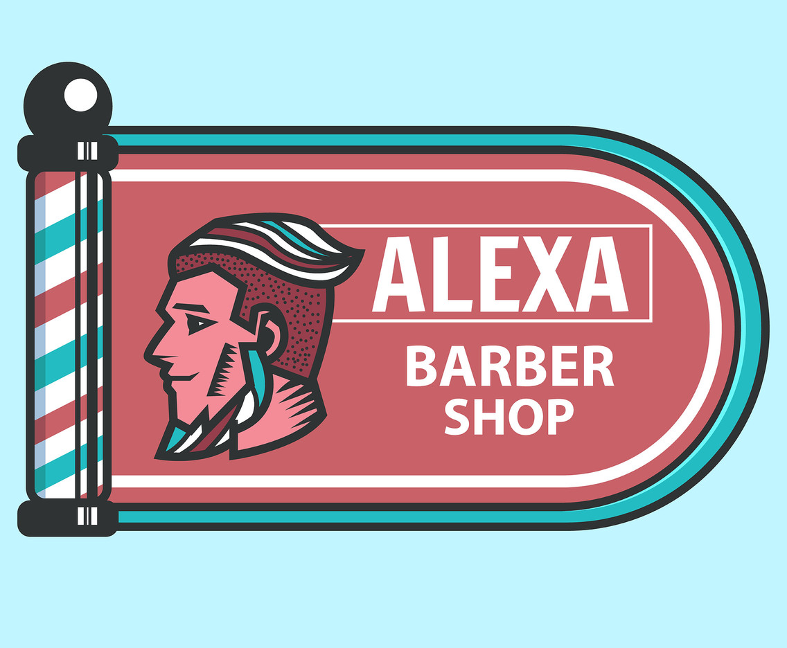 1136x936 Barber Shop Signboard Vector Vector Art Graphics