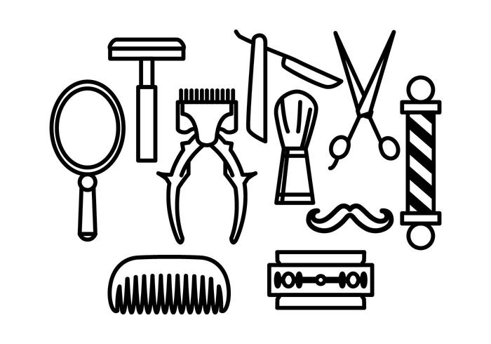 700x490 Barber Free Vector Art