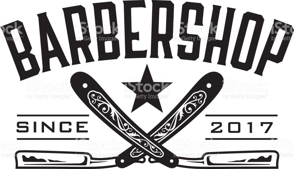 1024x589 Barber Shop Logo Clipart