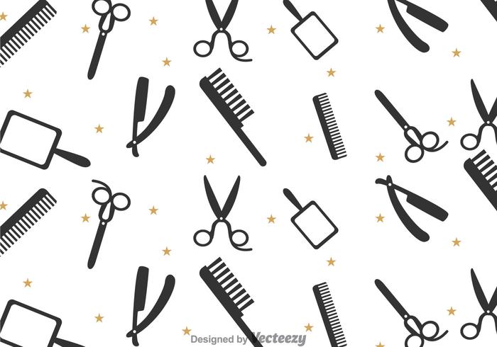 700x490 Barber Tools Pattern