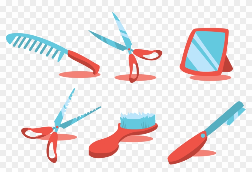 840x574 Vector Barber Tools