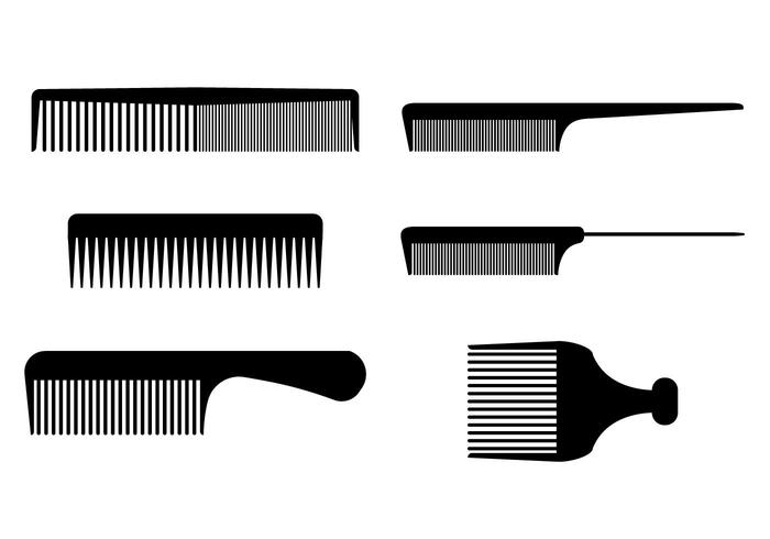 700x490 Barber Tools Combs Vectors