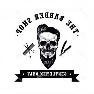 300x300 Barbershop Flyer With Barber Tools And Trendy Man Vector Catchsplace