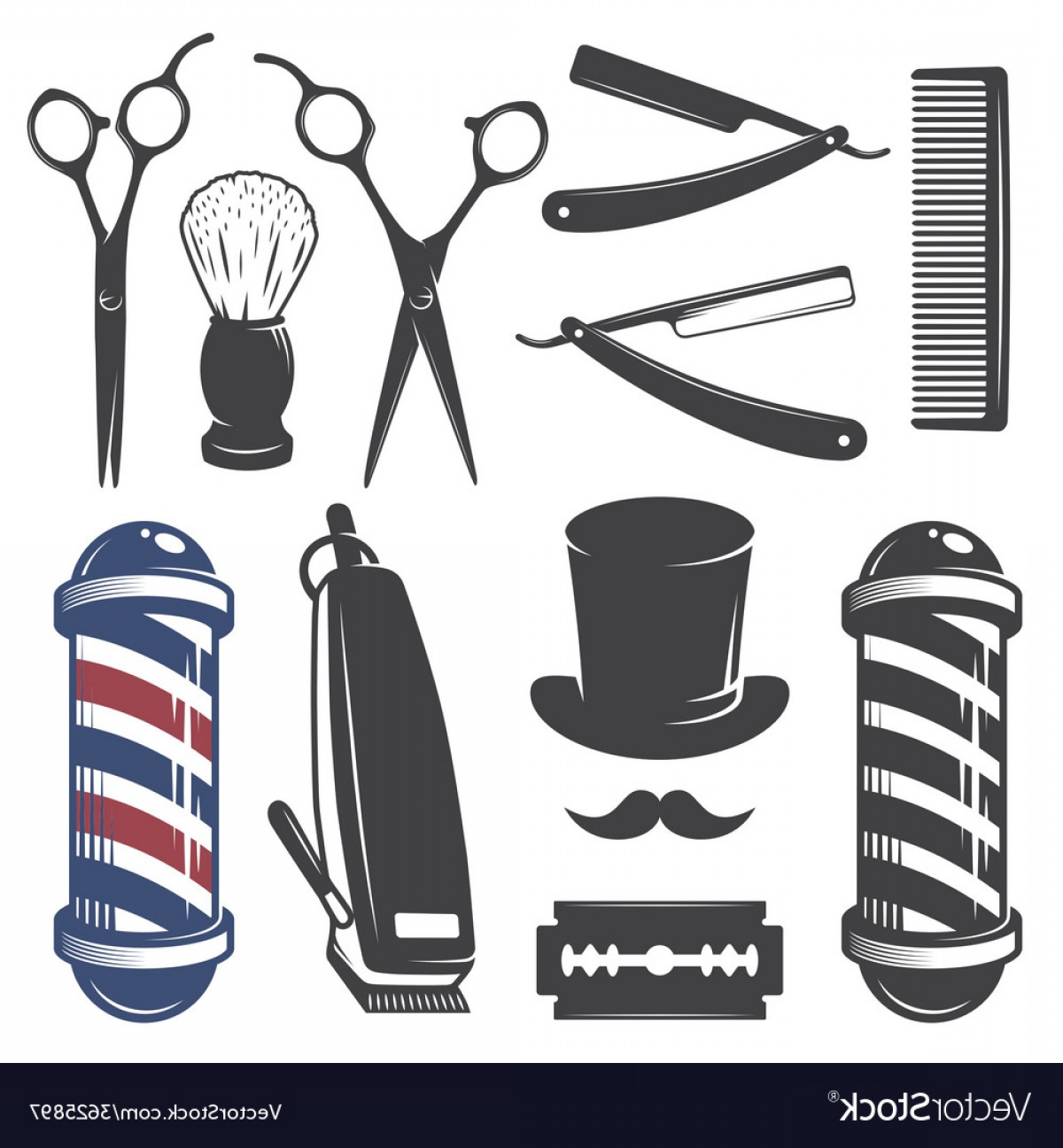 Barber Vector At Vectorified Com Collection Of Barber Vector Free For Barber Vector 29