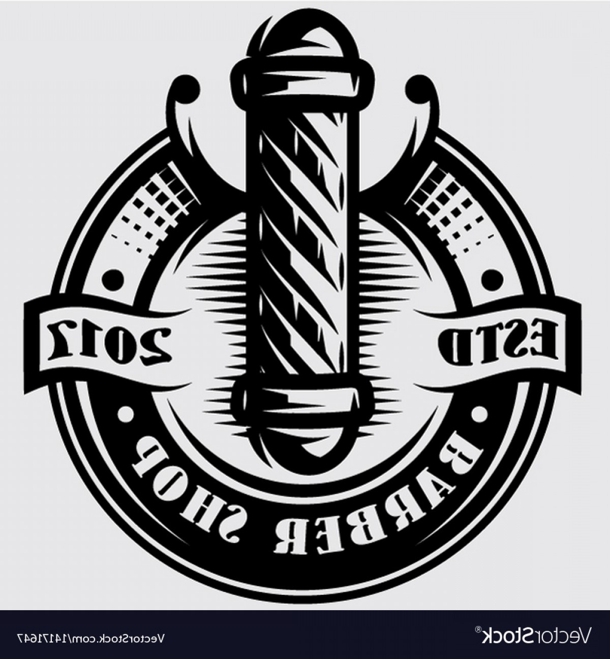 1200x1296 Template For Barber Pole On The Topic Of Barber Vector Soidergi