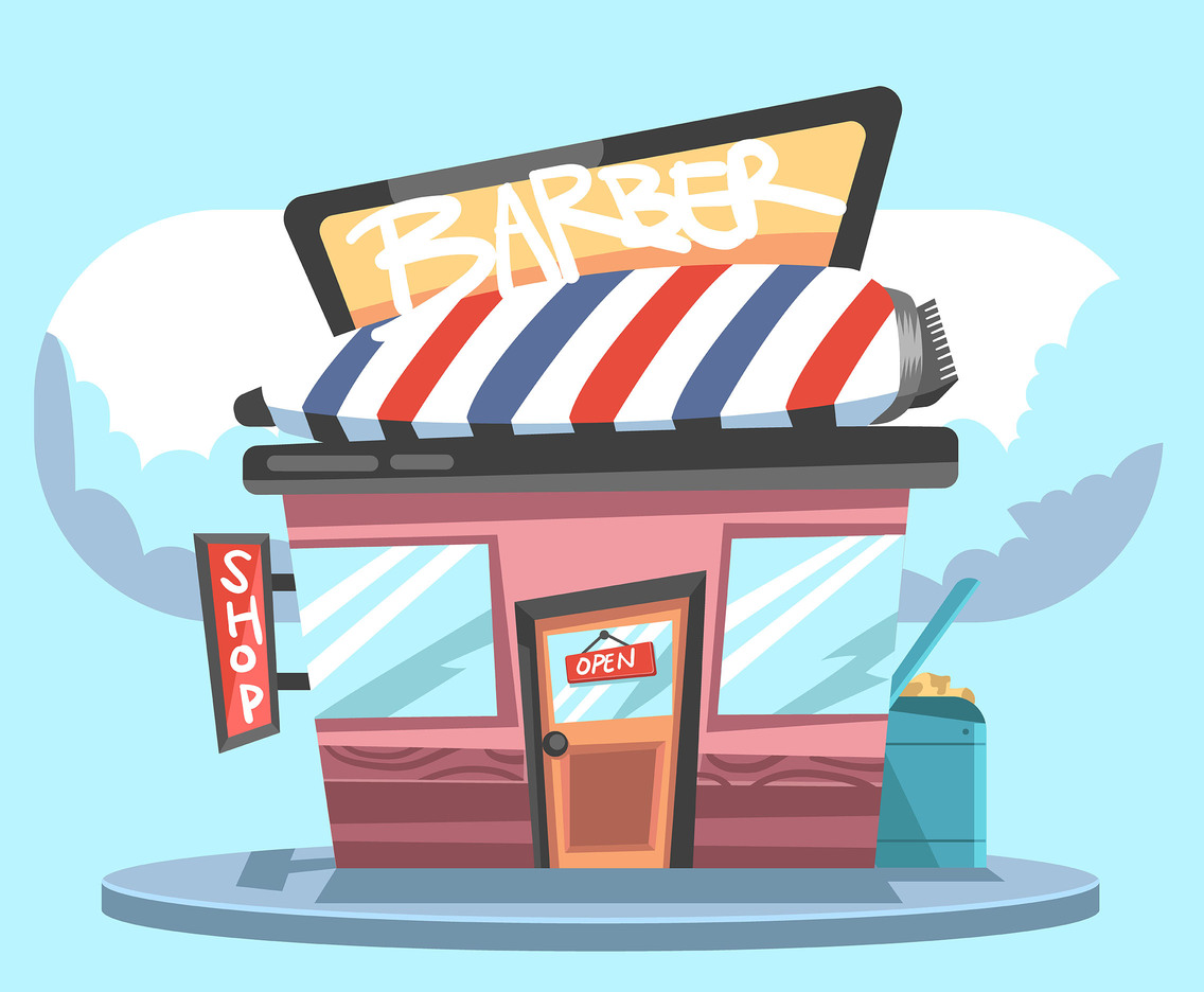 1136x936 Barber Shop Vector Art Graphics