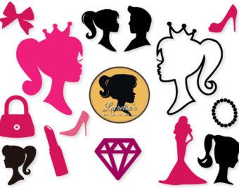 340x270 Barbie, Barbie Barbie Silhouettes, For Silhouette Cameo