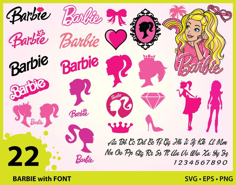 794x621 Barbie Barbie For Cricut Barbie Vector Barbie Etsy