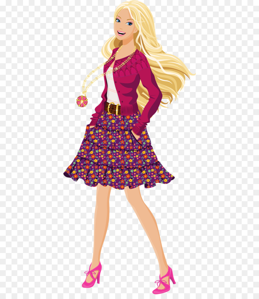 900x1040 Barbie Cartoon Clipart