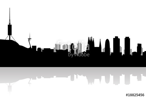 500x334 Barcelona Skyline And Landmarks Stock Image And Royalty Free