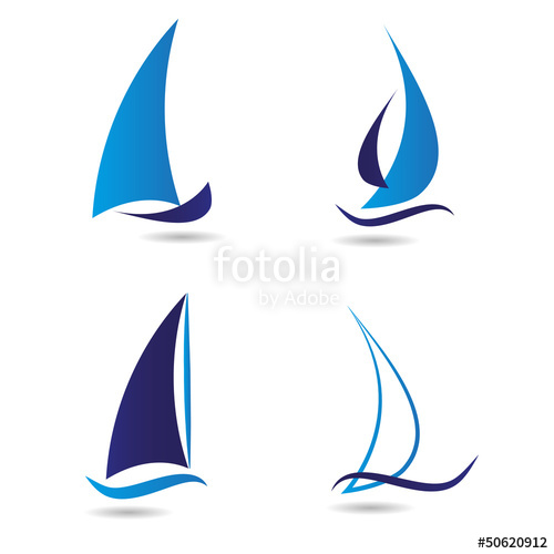 500x500 Logotipo Barco De Vela Stock Image And Royalty Free Vector