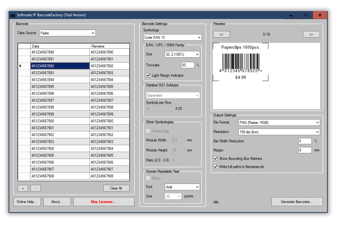 1080x780 Bulk Barcode Generator For Windows Pc Mac, Barcode Sequences