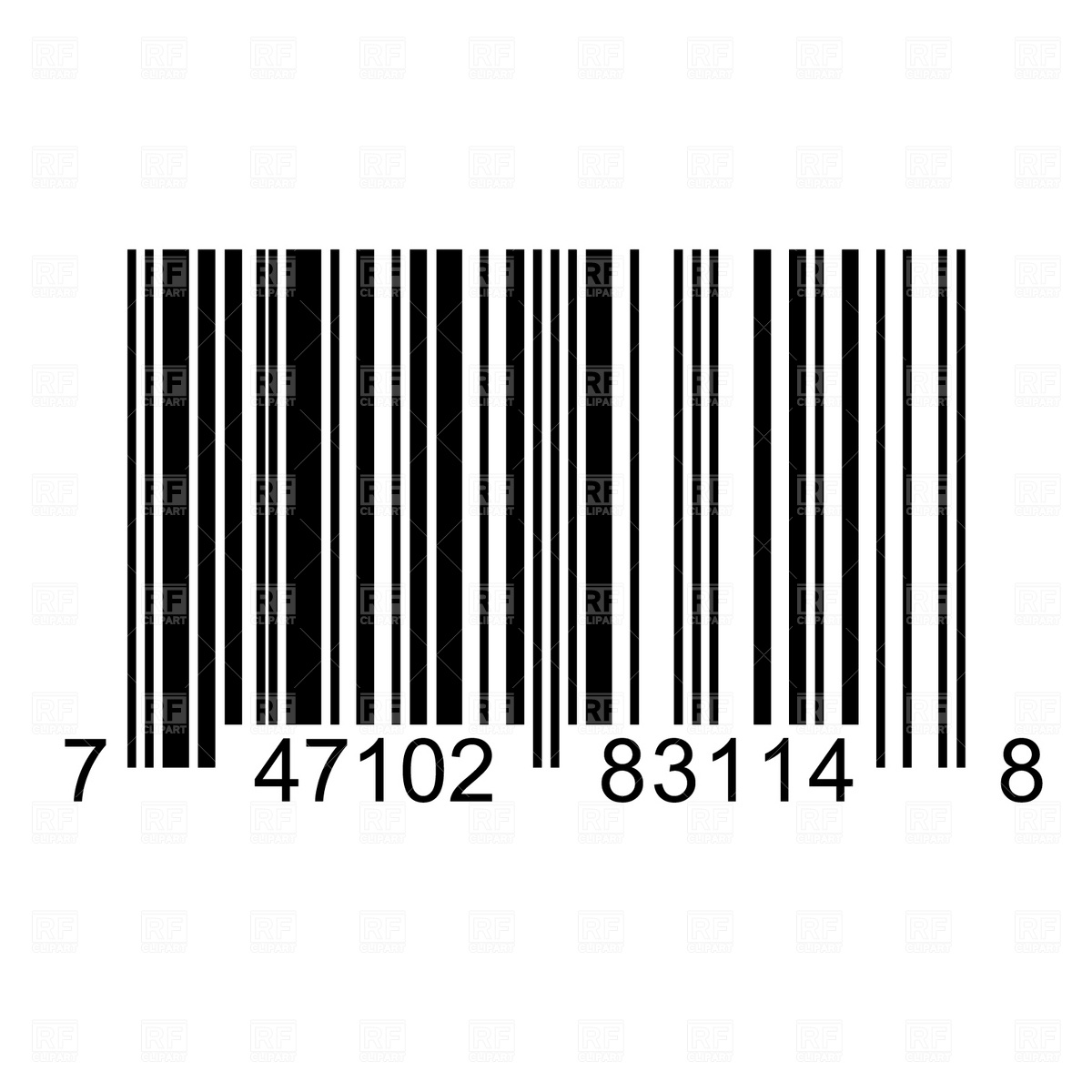 barcode computers clipart