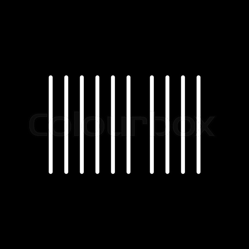 800x800 Barcode Vector Icon Black And White Stock Vector Colourbox
