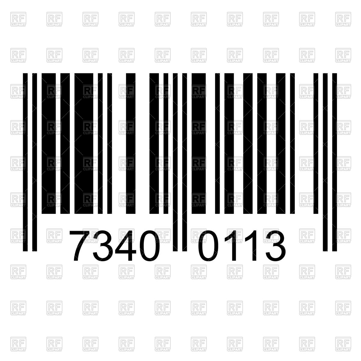 1200x1200 Barcode With Fake Numbers Vector Image Of Business, Finance