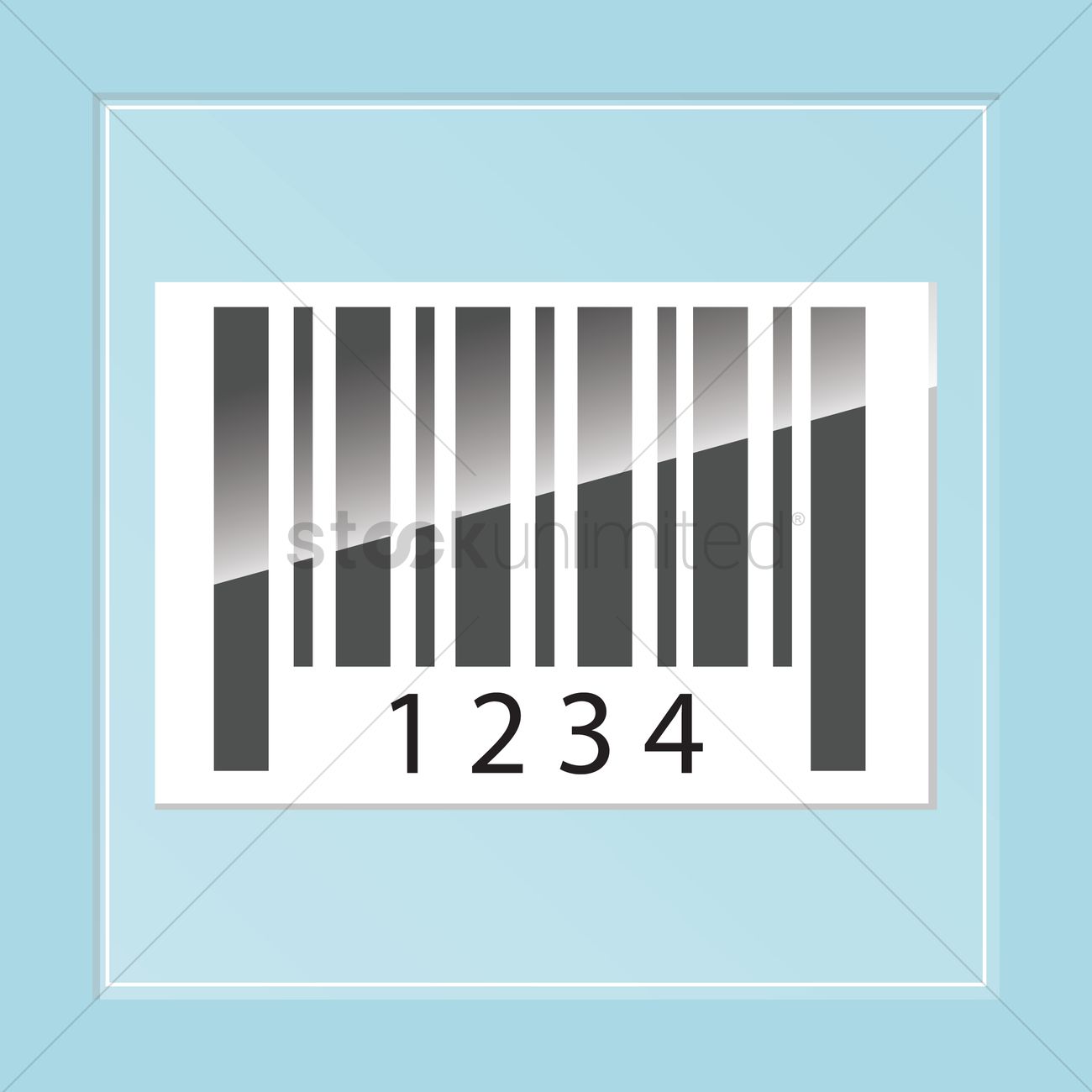 1300x1300 Free Barcode Vector Image