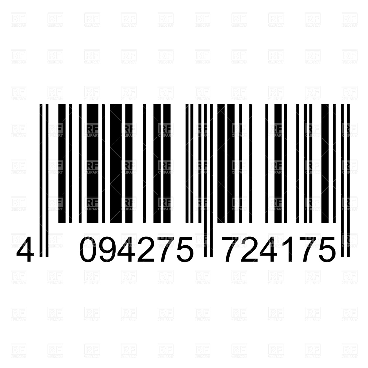 1200x1200 Bar Code Vector Image Of Signs, Symbols, Maps Prague