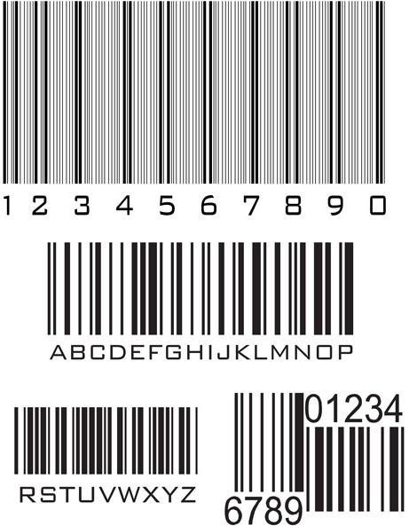 461x593 Various Types Of Barcodes Vector Set Free Vector In Encapsulated