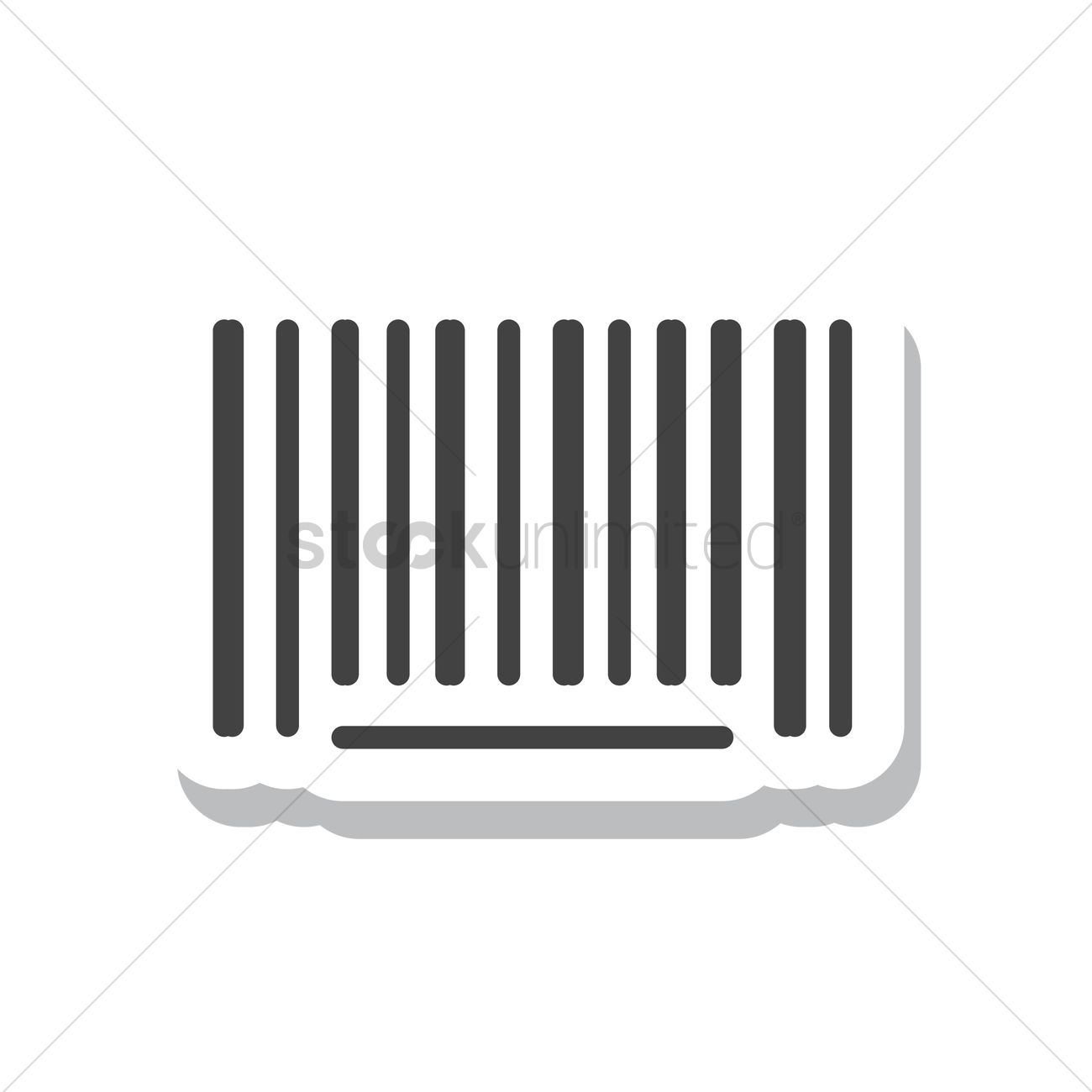 1300x1300 Free Barcode Vector Image