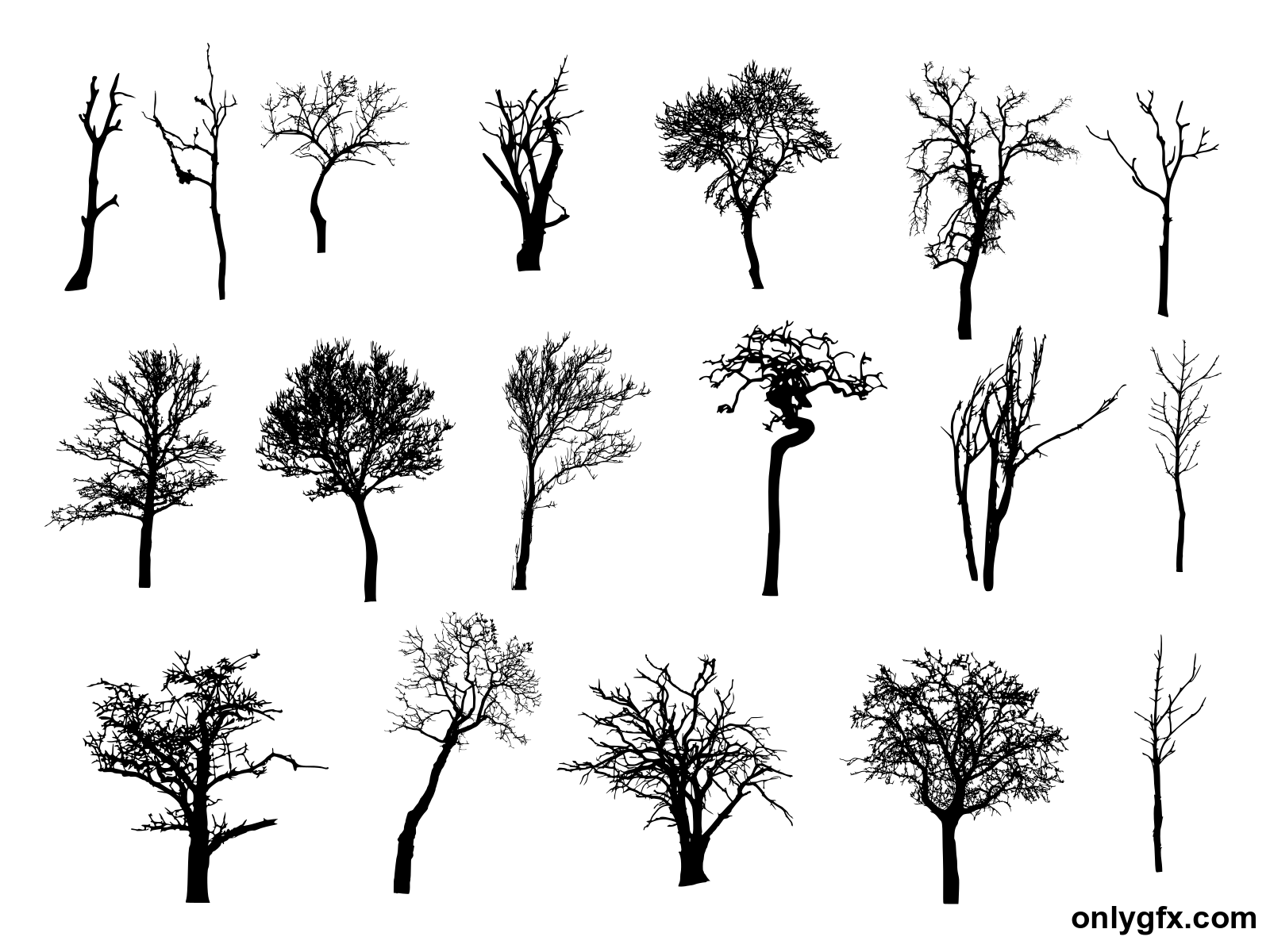 1600x1200 Collection Of 'bare Tree Silhouette' Download More Than Images