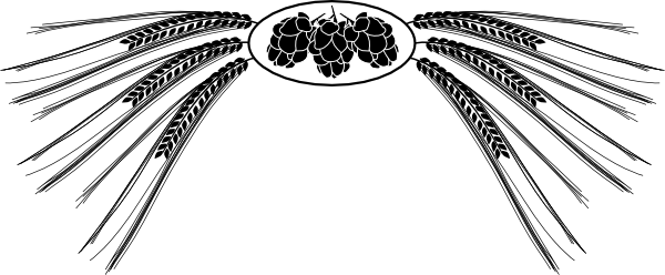 600x248 Hops And Barley Clip Art