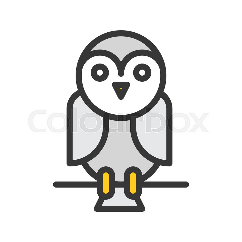 Cute Barn Owl, Halloween Related Icon Stock Vector Colourbox 800x800 Cute Barn Owl, Halloween Related Icon Stock Vector Colourbox