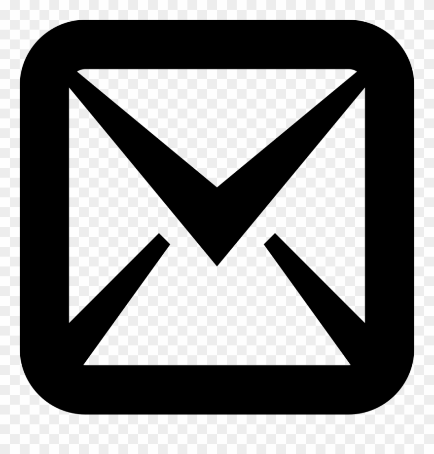 880x920 Mail Clipart Black