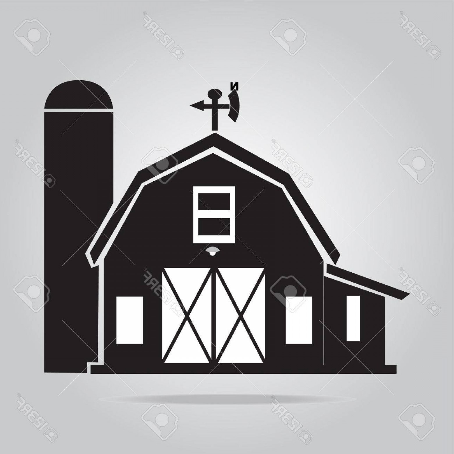 1560x1560 Barn Art Silhouette Vector Lamaison