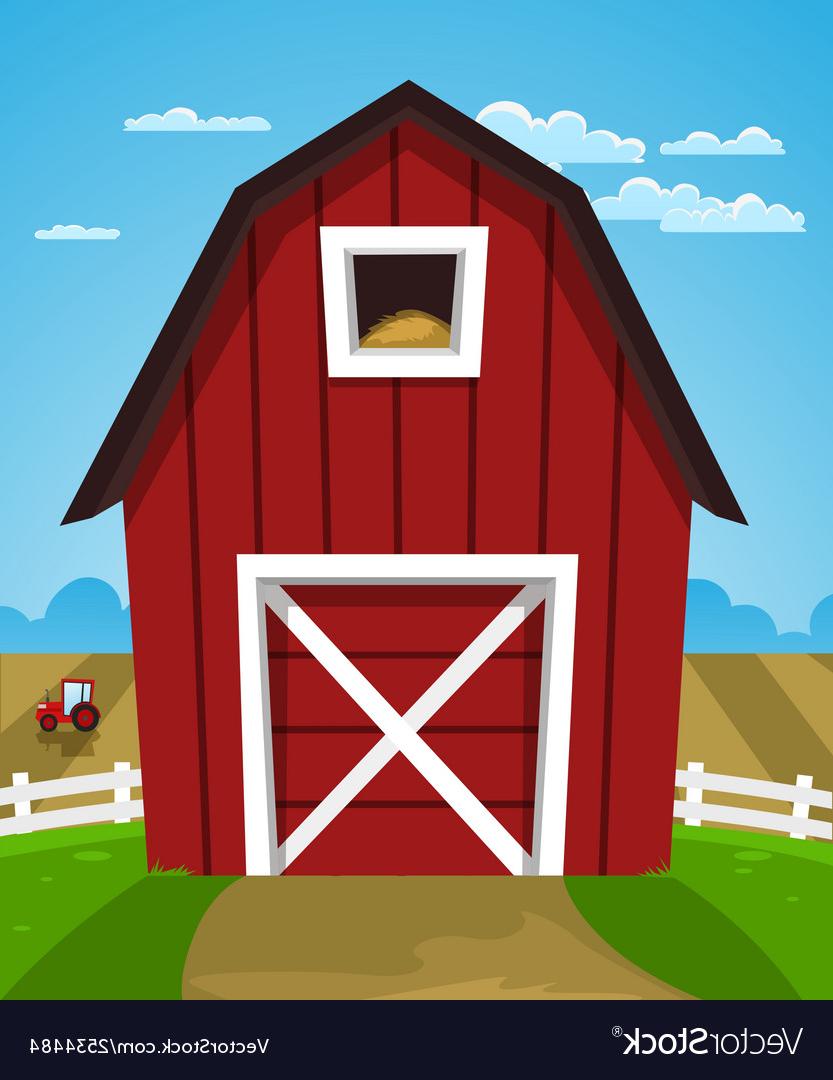 833x1080 Hd Cartoon Red Barn Vector Image Free Vector Art, Images
