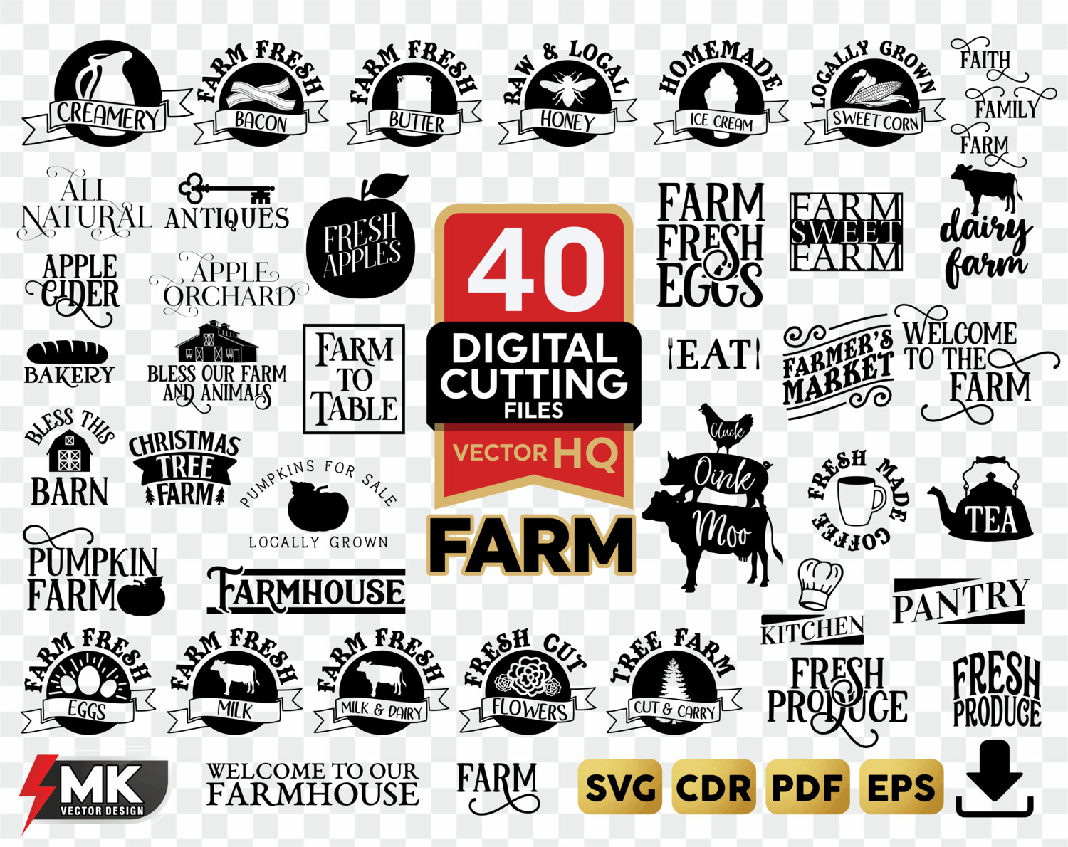 1500x1190 Farm Fresh Silhouette Clipartsvgcut