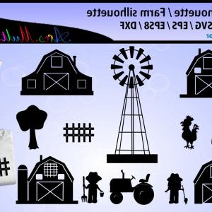 300x300 Silhouette Of Hayride On A Farm Vector Hoodamathrun