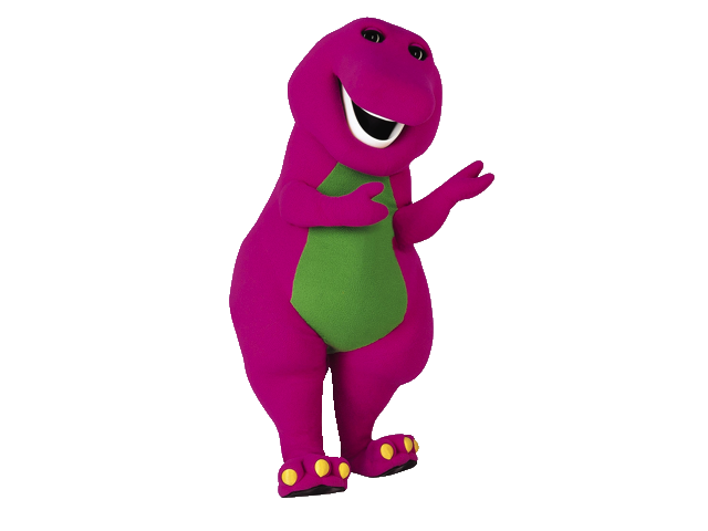 640x480 Barney The Dinosaur Png Vector, Clipart