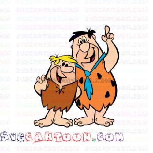 500x500 Fred Flintstone And Barney Rubble The Flintstones Dxf Pdf Png