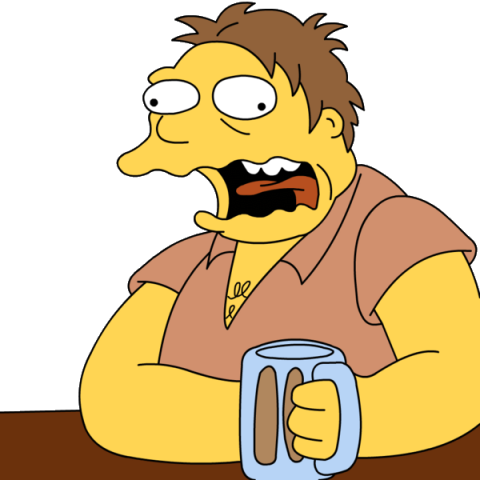 Barney Gumble Png Vector, Clipart 480x480 Barney Gumble Png Vector, Clipart