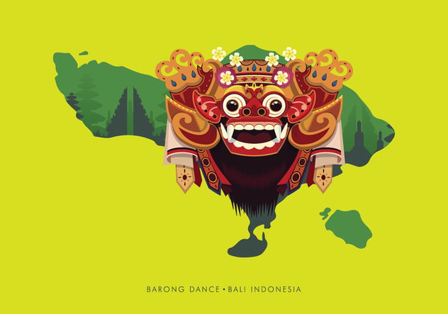 632x443 Barong Bali Illustration Free Vector Download Cannypic