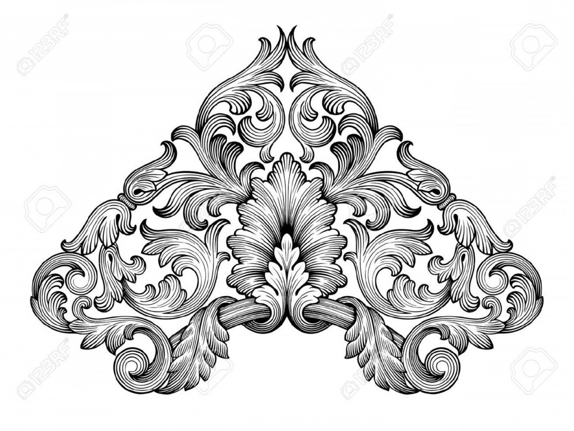 1872x1406 Not Floral Filigree Vector Hoodamathrun