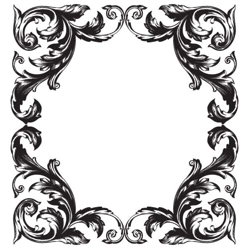 500x500 Classical Baroque Style Frame Vector Design Free Download