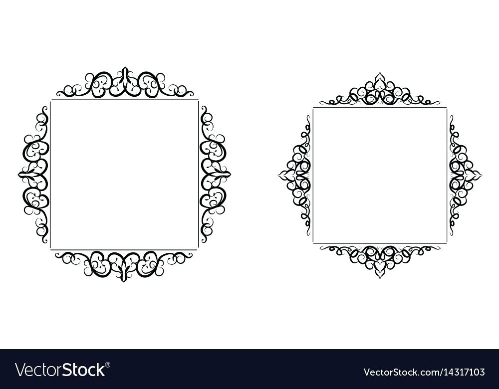 1000x780 Vintage Baroque Frame Vector Image White Large Picture Frames