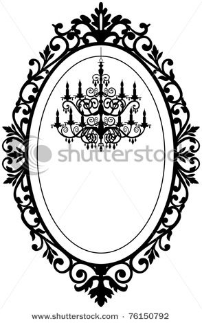 294x470 Baroque Frame Vector Tattoos Antique Picture Frames, Framed