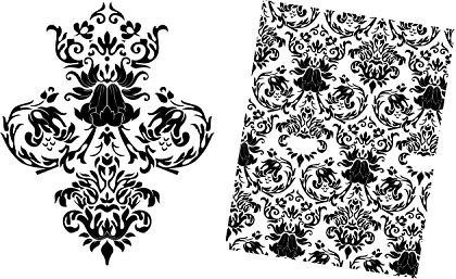 420x257 Free Baroque Floral Vector Pattern Free Vector Graphics All