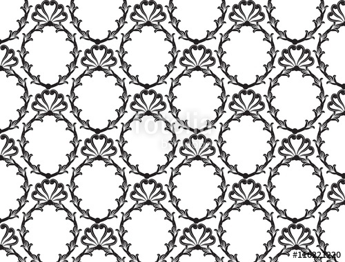 500x380 Vector Vintage Baroque Pattern Background Classic Luxury Rococo