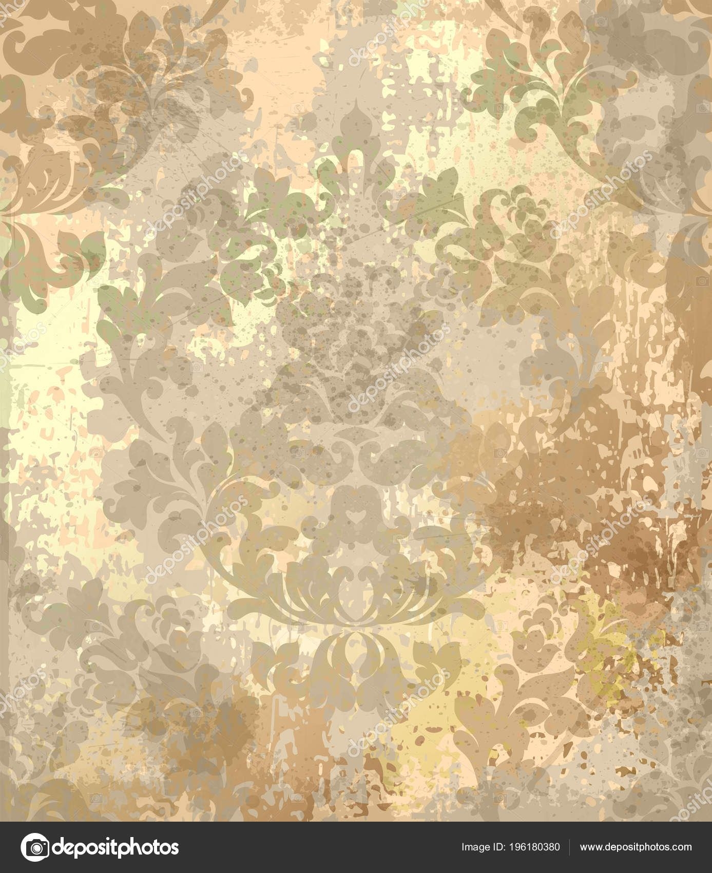 1387x1700 Vintage Baroque Texture Pattern Vector Luxury Wallpaper Ornament