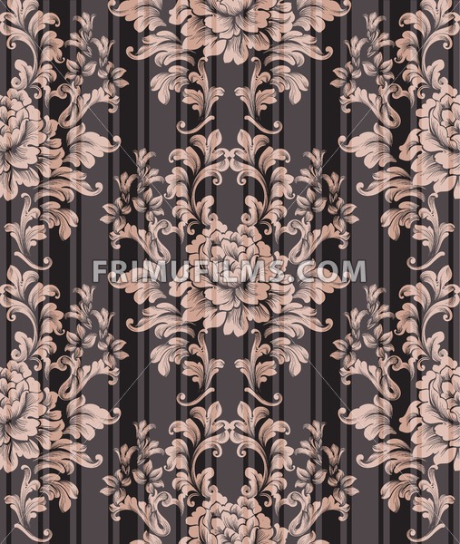 507x600 Vintage Ornament Pattern Vector Baroque Classic Background Royal