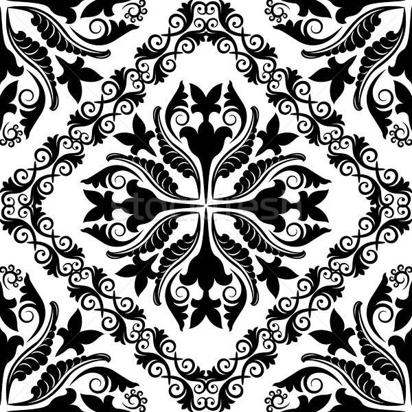 600x600 Baroque Pattern Vector Illustration Marek Trawczynski
