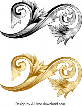 287x368 Baroque Free Vector Download
