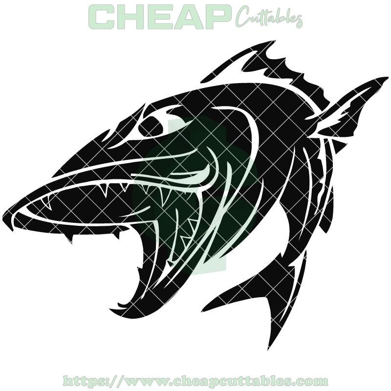 800x800 Barracuda Vector Design Cutting Animal Cutting