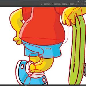 300x300 Create Vector Bart Simpson Character In Illustrator Hoodamathrun