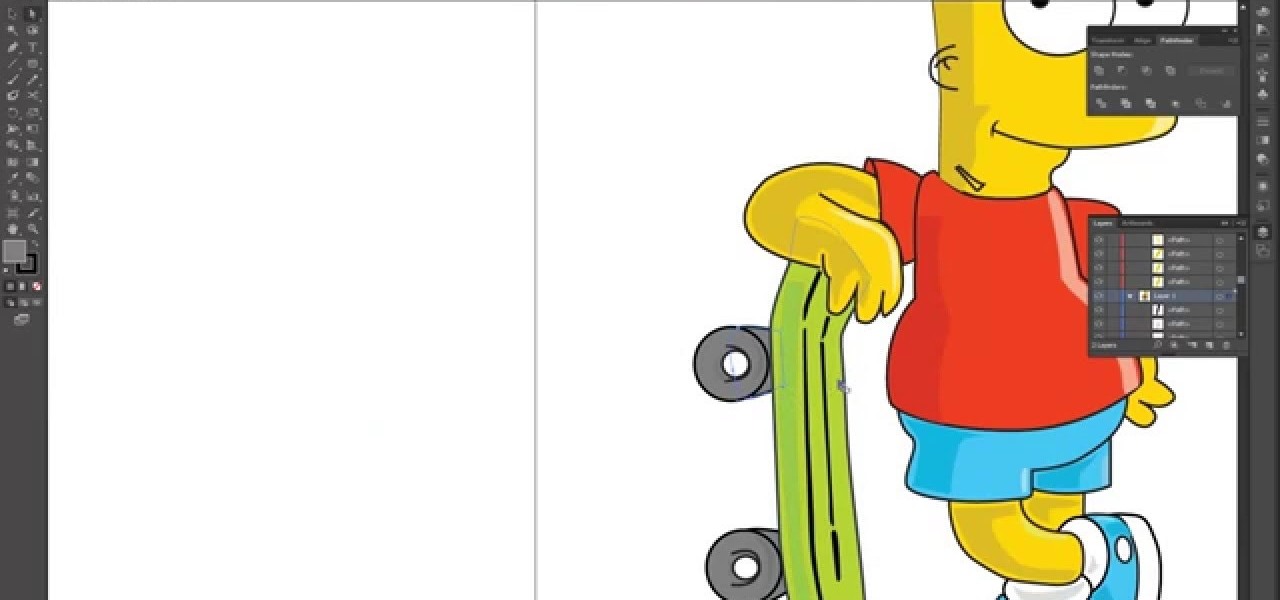 1280x600 How To Create Bart Simpson Vector Character In Illustrator Adobe